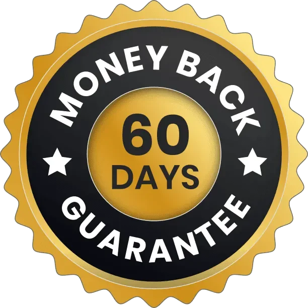 60 Days Money Back Guarantee Badge